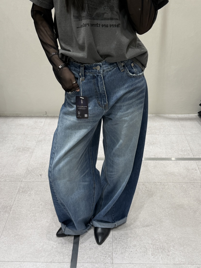 SHIRRING東大門直郵女裝新款真品時尚休閑熱賣人氣牛仔褲SHIRRING牛仔褲