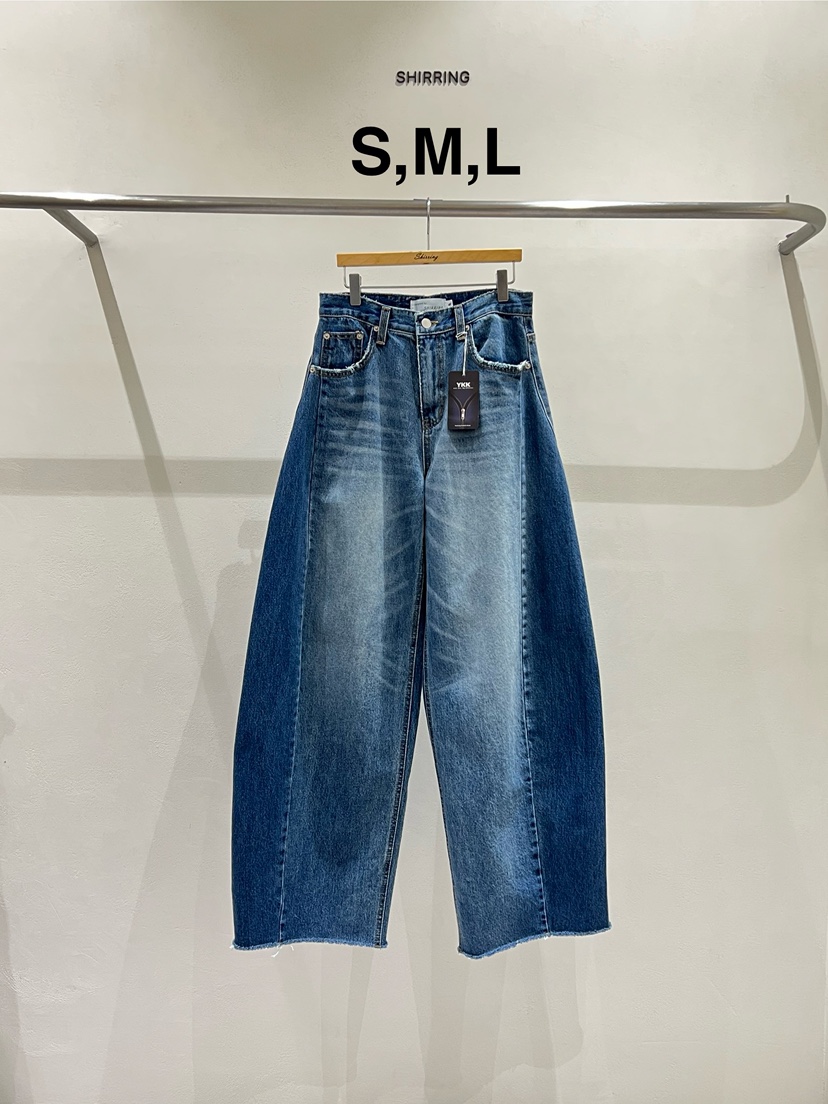 SHIRRING東大門直郵女裝新款真品時尚休閑熱賣人氣牛仔褲SHIRRING牛仔褲圖色1