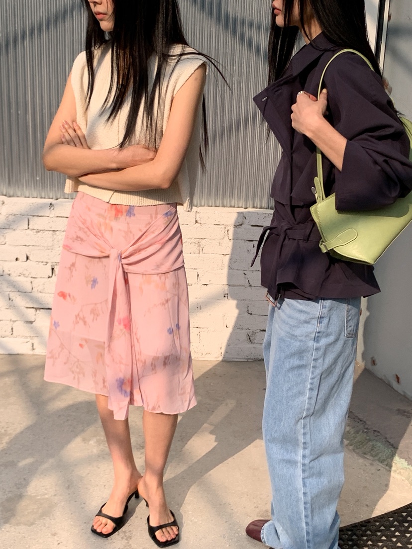 MURMUR東大門直郵女裝新品26春夏熱賣職業休閑半身裙中短裙MURMUR半身裙/中短裙