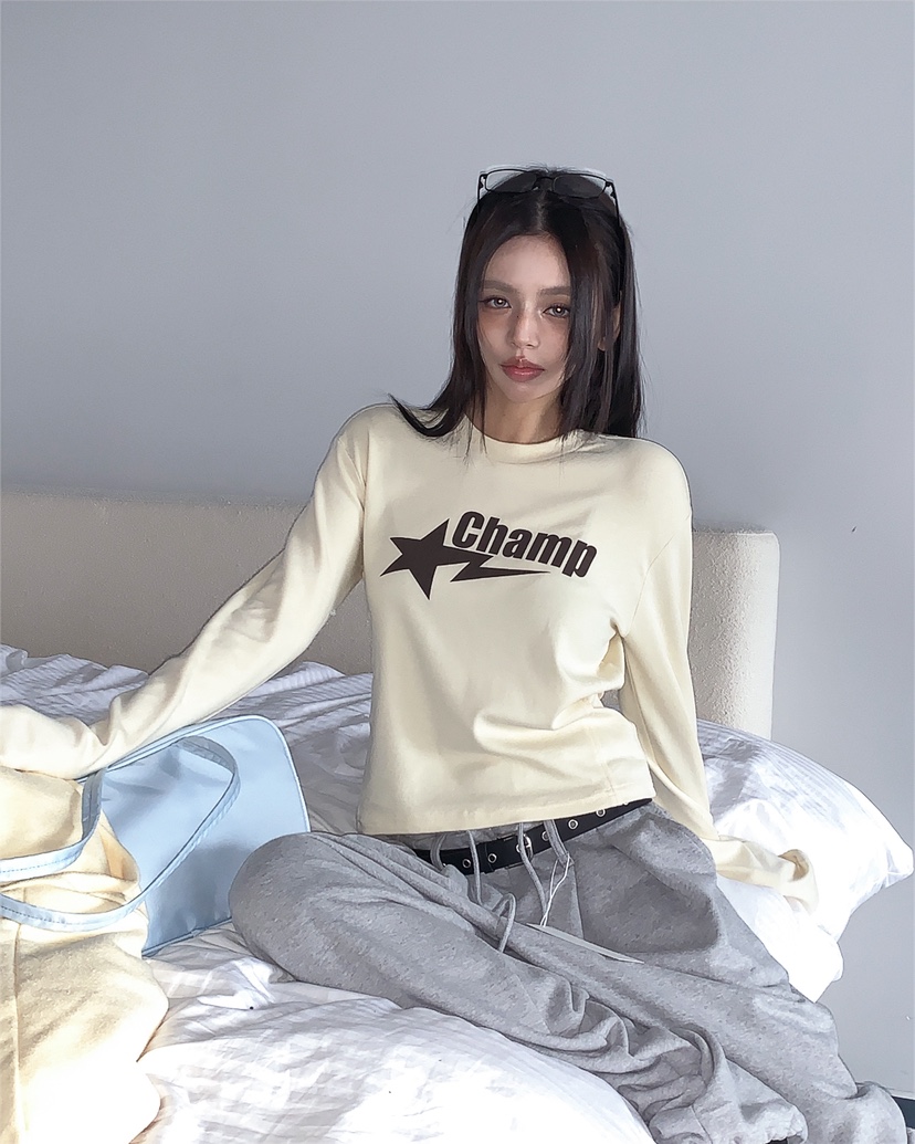 LIVE AID-P韓國代購女士新款職業26春夏時尚真品休閑T恤LIVE AID-PT恤