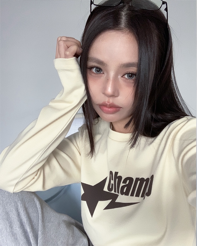 LIVE AID-P韓國代購女士新款職業26春夏時尚真品休閑T恤LIVE AID-PT恤