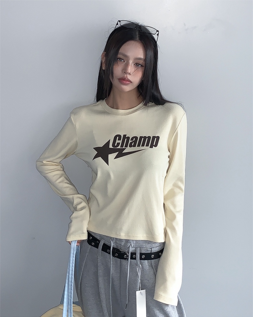 LIVE AID-P韓國代購女士新款職業26春夏時尚真品休閑T恤LIVE AID-PT恤