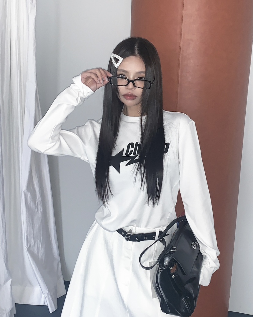 LIVE AID-P韓國代購女士新款職業26春夏時尚真品休閑T恤LIVE AID-PT恤