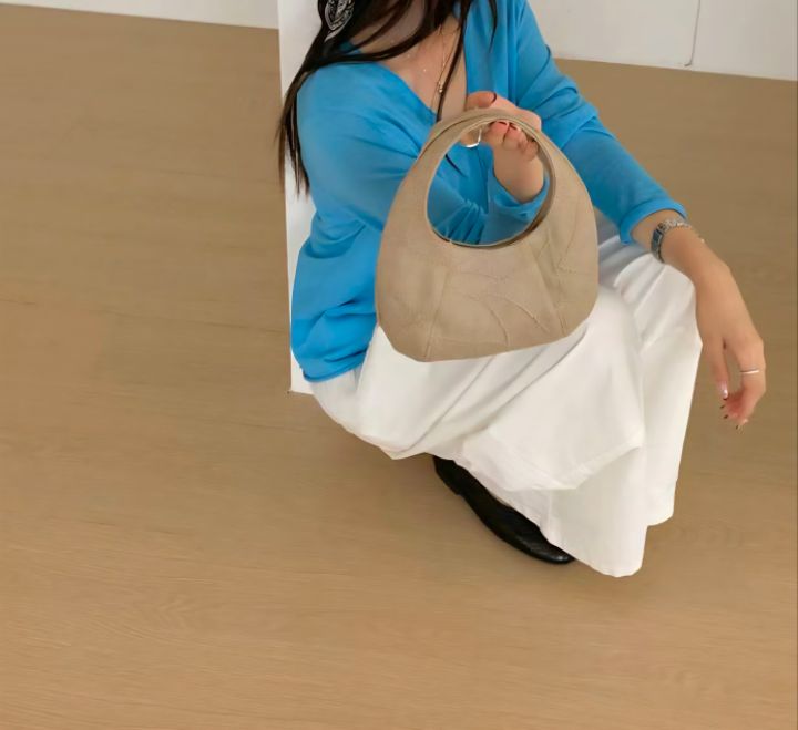 TROUVAILLE東大門代購女士新品真品休閑26春夏人氣手提包TROUVAILLE手提包