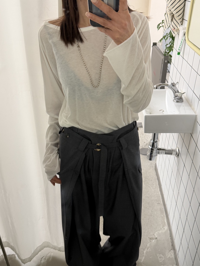 FRANC—L韓國直郵女士新品時尚休閑推薦熱賣真品職業長袖T恤FRANC長袖T恤圖色1