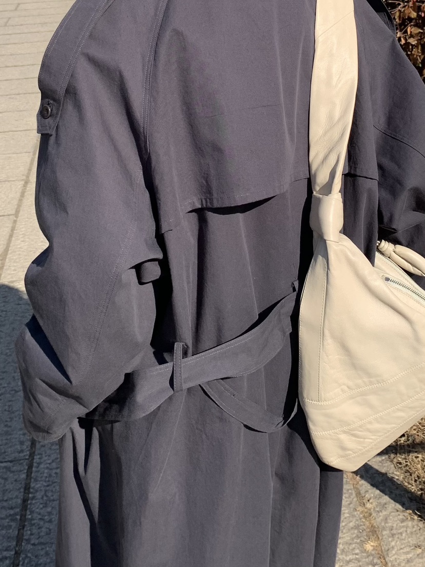 BAKING POWDER韓國直郵女裝新款真品26春夏長款風衣含腰帶BAKING POWDER長款風衣