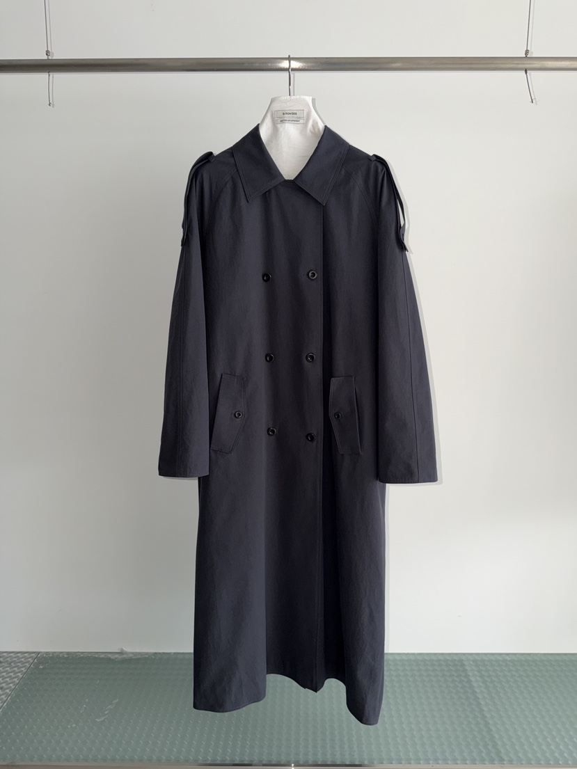 BAKING POWDER韓國直郵女裝新款真品26春夏長款風衣含腰帶BAKING POWDER長款風衣圖色2