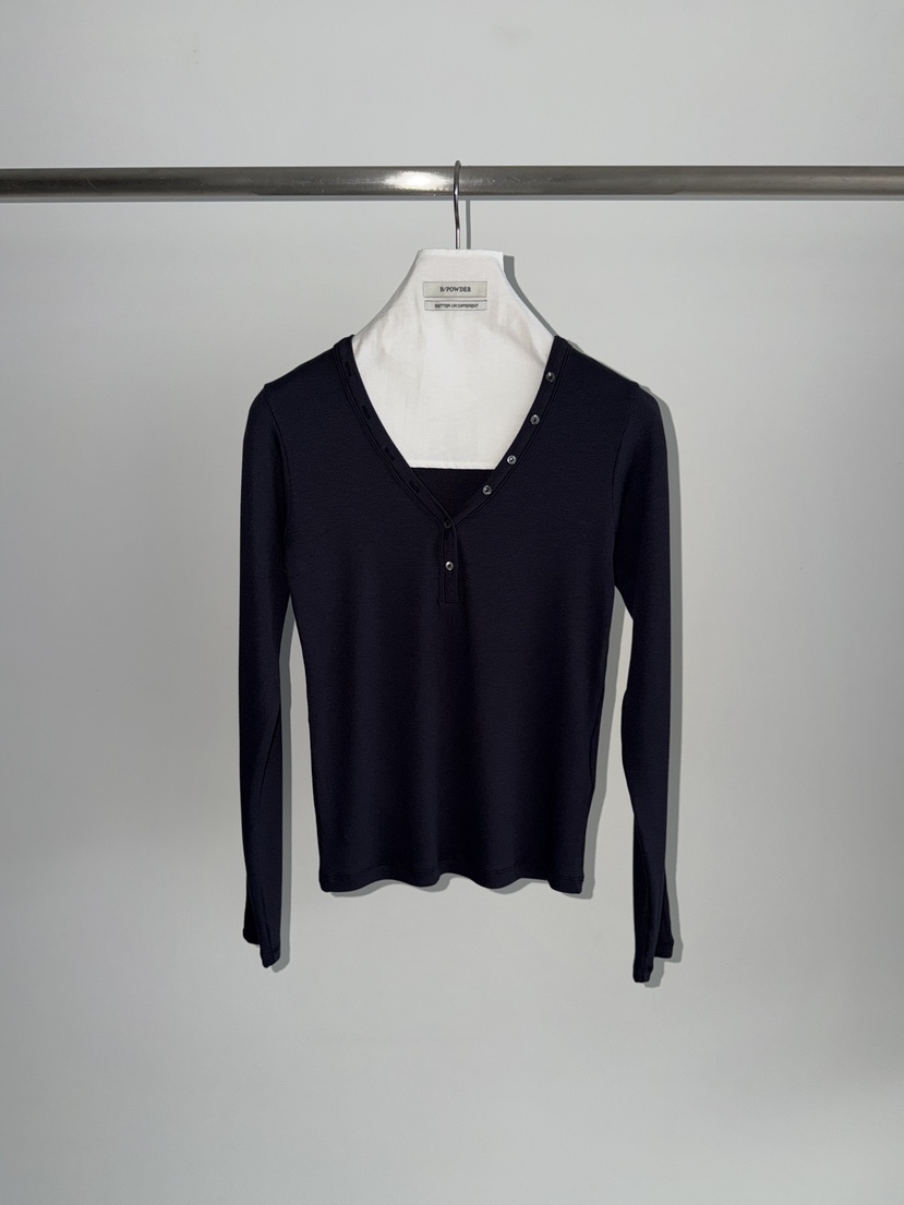 BAKING POWDER東大門代購女裝新款人氣休閑26春夏長袖T恤BAKING POWDER長袖T恤圖色3