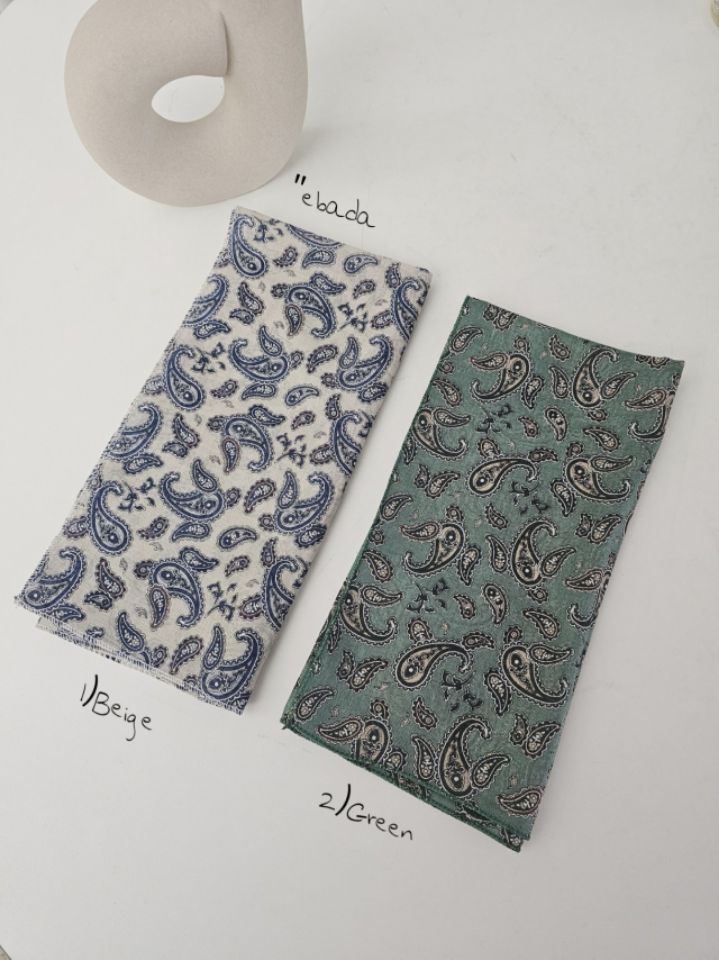 EBADA韓國代購女士新品時尚職業推薦休閑人氣26春夏圍巾披肩棉EBADA圍巾/披肩