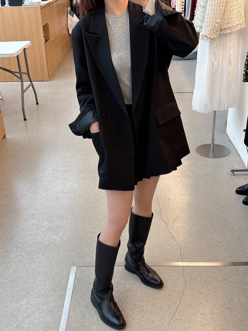 JUJU韓國直郵女士新款真品推薦人氣時尚職業26春夏熱賣夾克JUJU夾克