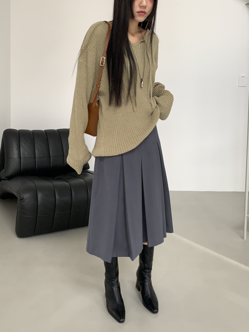 BAKING POWDER韓國直郵女裝新款26春夏半身裙中短裙麂皮BAKING POWDER半身裙/中短裙