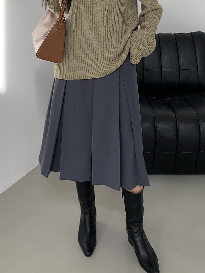 BAKING POWDER韓國直郵女裝新款26春夏半身裙中短裙麂皮BAKING POWDER半身裙/中短裙