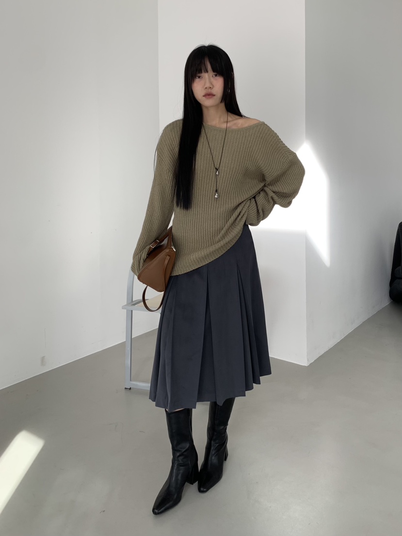 BAKING POWDER韓國直郵女裝新款26春夏半身裙中短裙麂皮BAKING POWDER半身裙/中短裙