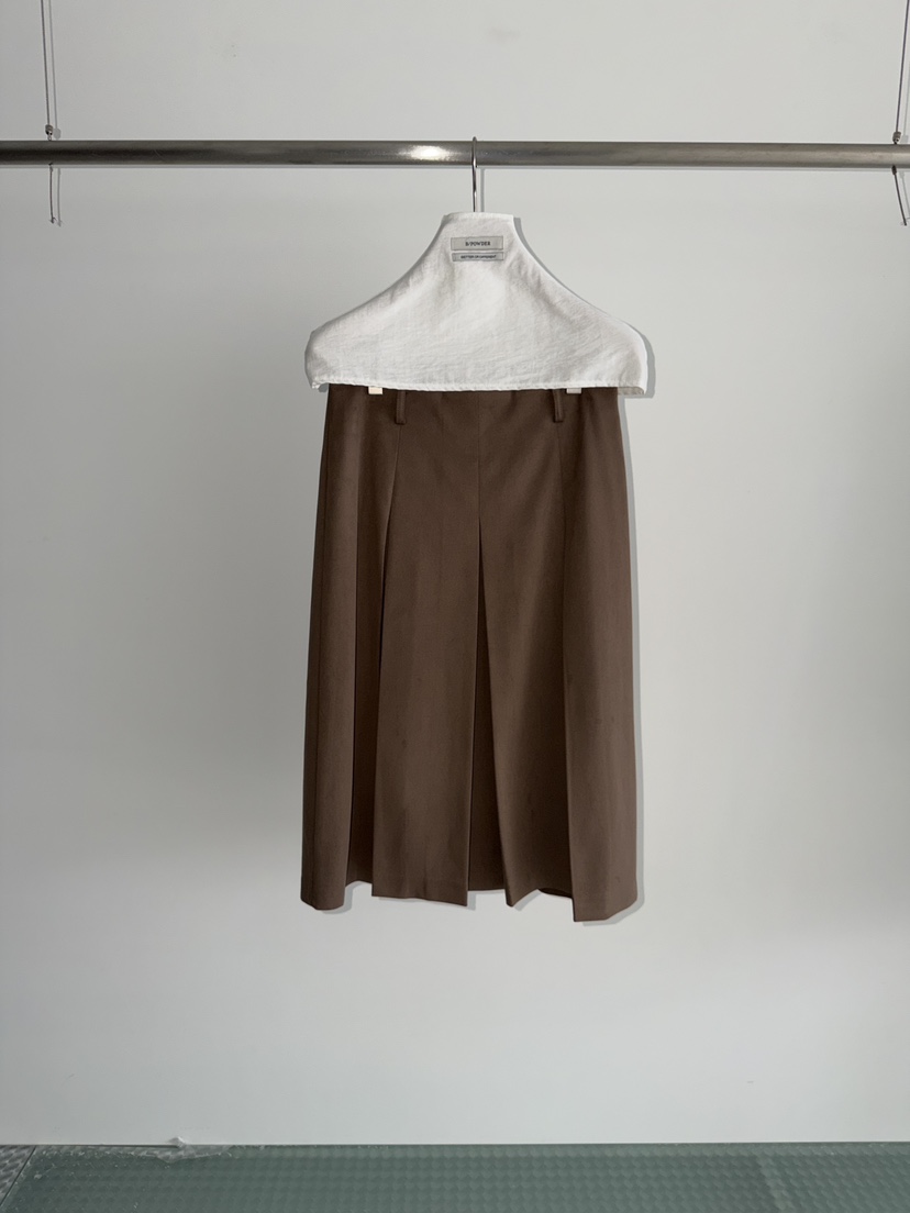 BAKING POWDER韓國直郵女裝新款26春夏半身裙中短裙麂皮BAKING POWDER半身裙/中短裙圖色1