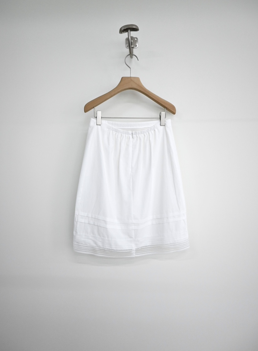 OP PER東大門實拍女士新款職業26春夏半身裙中短裙蕾絲褶裥OPPER-simplebeige半身裙/中短裙圖色1