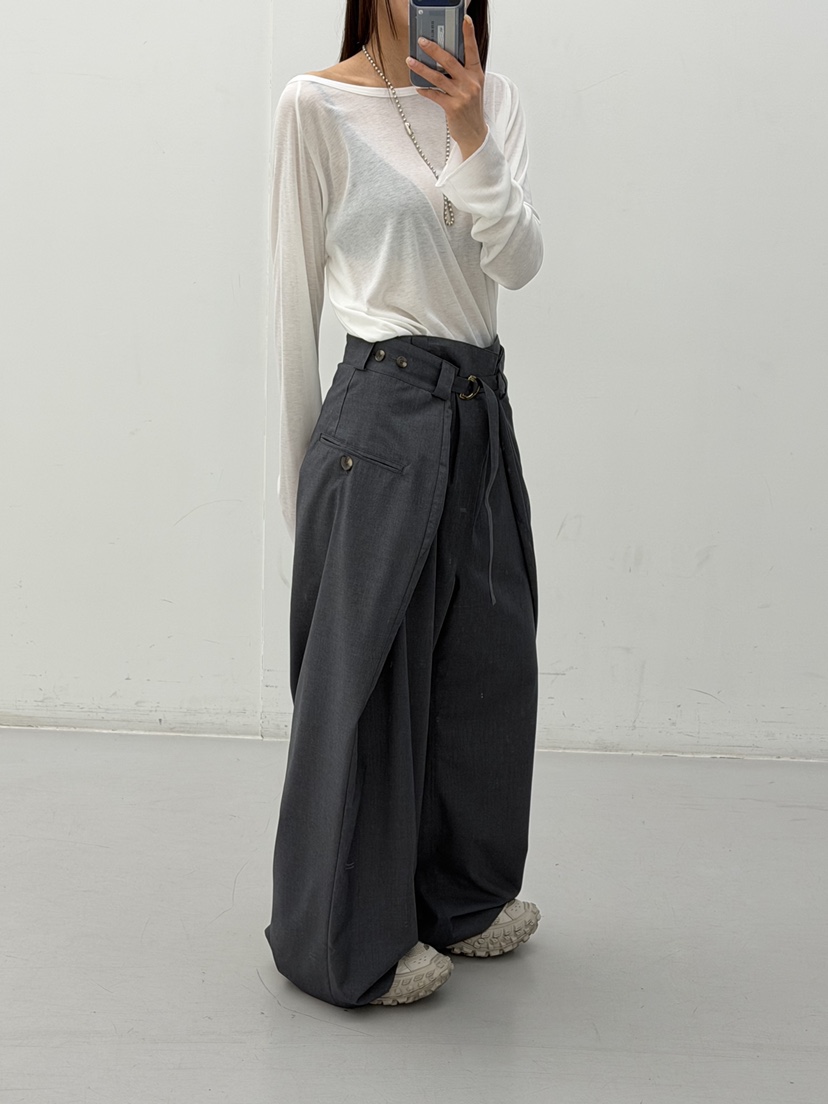 FRANC—L東大門實拍女裝新品熱賣真品26春夏職業休閑休閑褲FRANC休閑褲