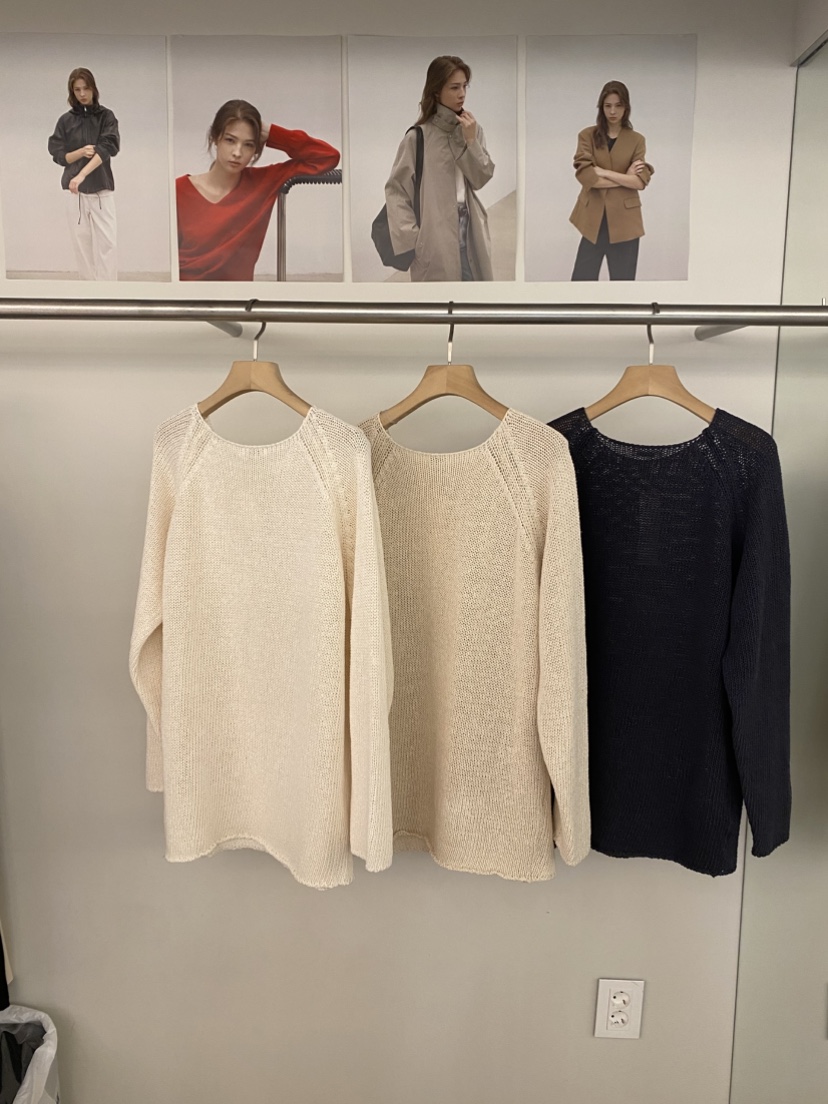 OP PER東大門實拍女裝新款26春夏時尚職業推薦真品針織衫OPPER-simplebeige針織衫