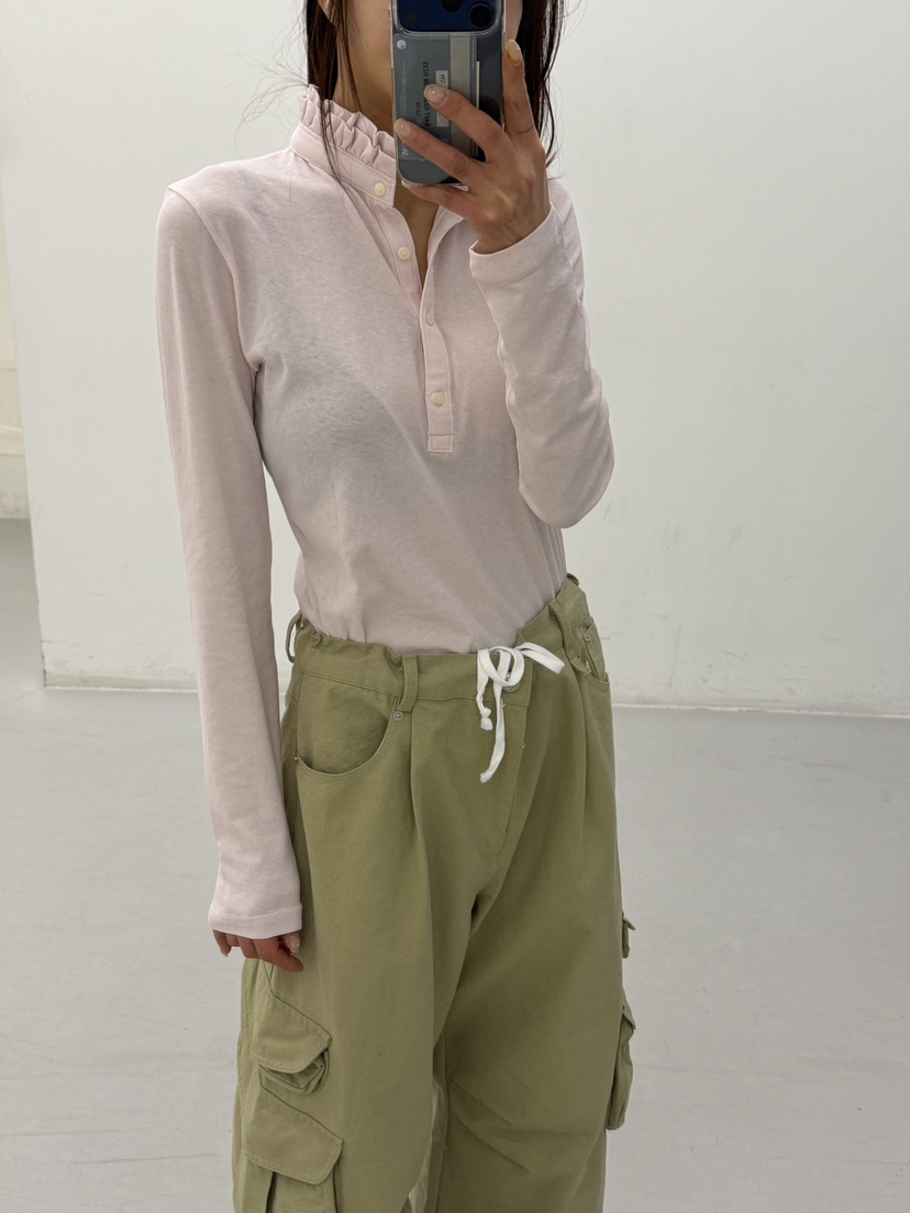 FRANC—L韓國直郵女士新品時尚人氣26春夏職業休閑長袖T恤FRANC長袖T恤圖色1