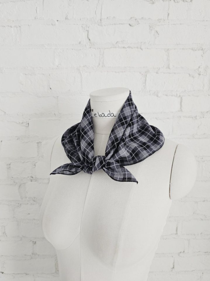 EBADA韓國代購女裝新品26春夏職業推薦人氣休閑圍巾披肩棉質EBADA圍巾/披肩圖色1