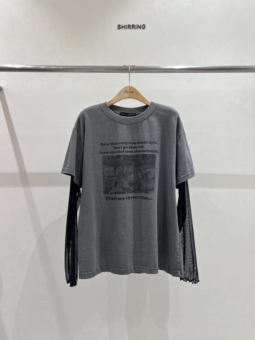 SHIRRING東大門代購女裝新品熱賣26春夏推薦時尚職業長袖T恤SHIRRING長袖T恤圖色3