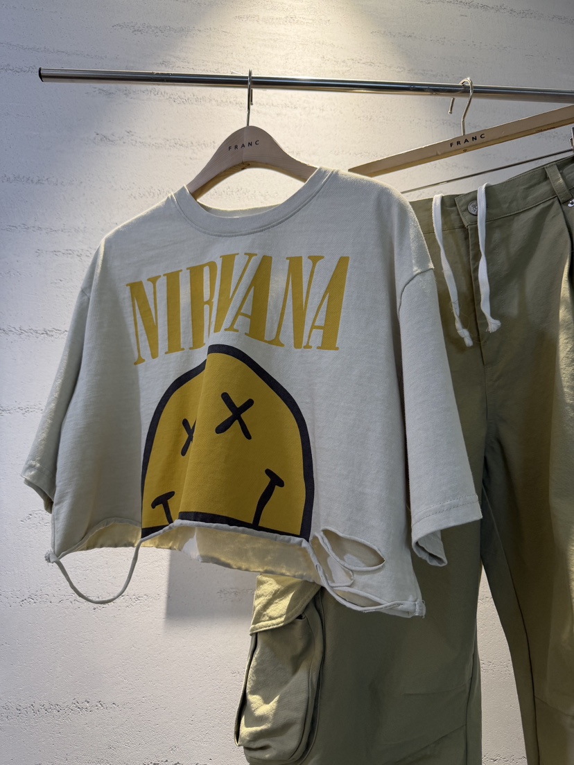 FRANC—L東大門代購女士新品推薦26春夏職業真品T恤不含內搭FRANCT恤圖色1