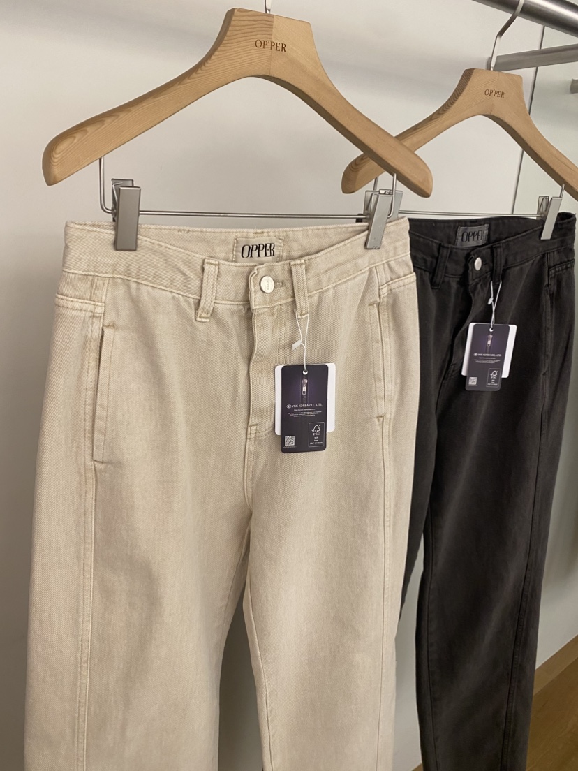 OP PER東大門實拍女士新款時尚熱賣職業休閑推薦真品休閑褲OPPER-simplebeige休閑褲