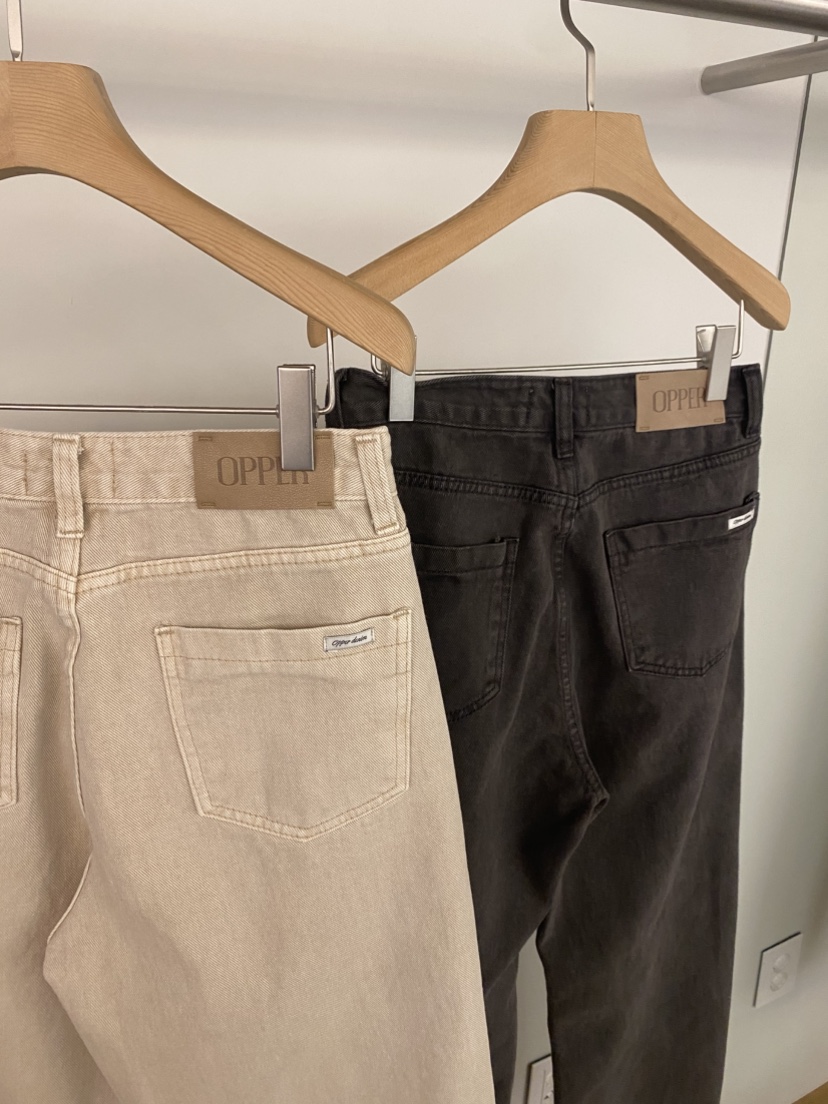 OP PER東大門實拍女士新款時尚熱賣職業休閑推薦真品休閑褲OPPER-simplebeige休閑褲