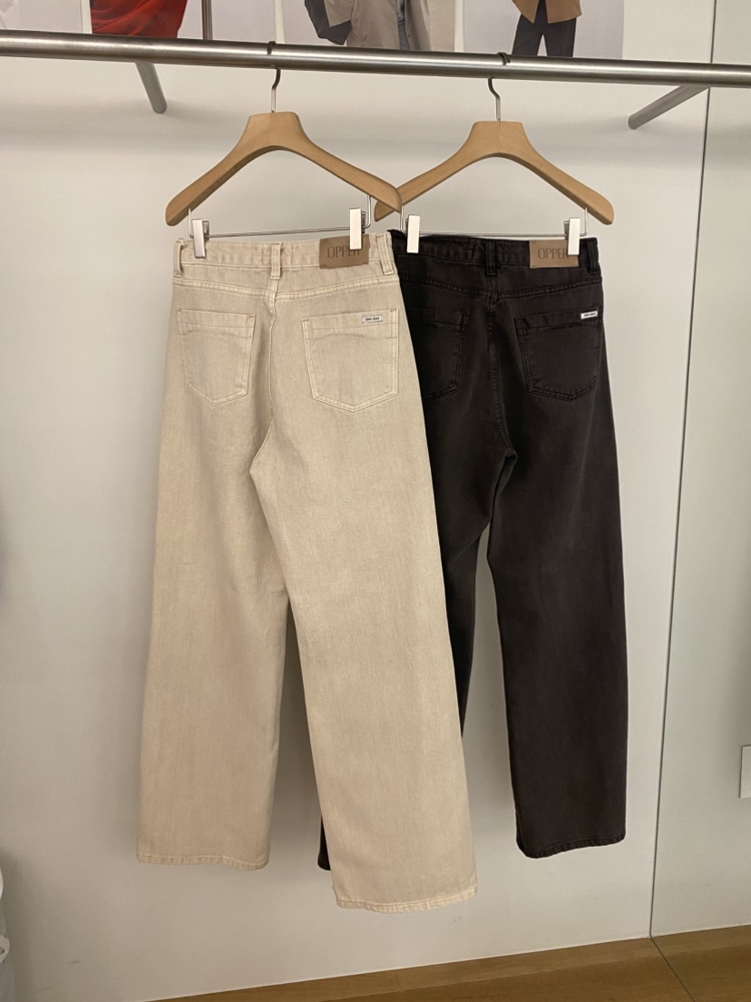 OP PER東大門實拍女士新款時尚熱賣職業休閑推薦真品休閑褲OPPER-simplebeige休閑褲