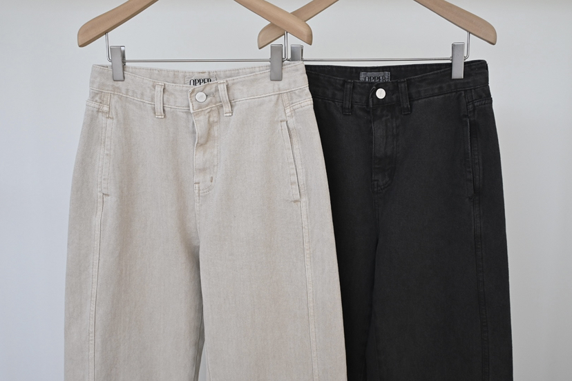 OP PER東大門實拍女士新款時尚熱賣職業休閑推薦真品休閑褲OPPER-simplebeige休閑褲