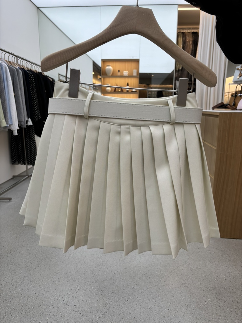 JUJU東大門實拍女士新款休閑人氣職業26春夏短裙不含腰帶JUJU短裙