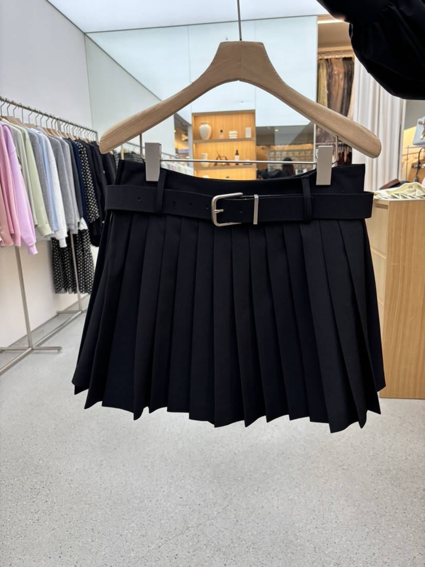 JUJU東大門實拍女士新款休閑人氣職業26春夏短裙不含腰帶JUJU短裙圖色2