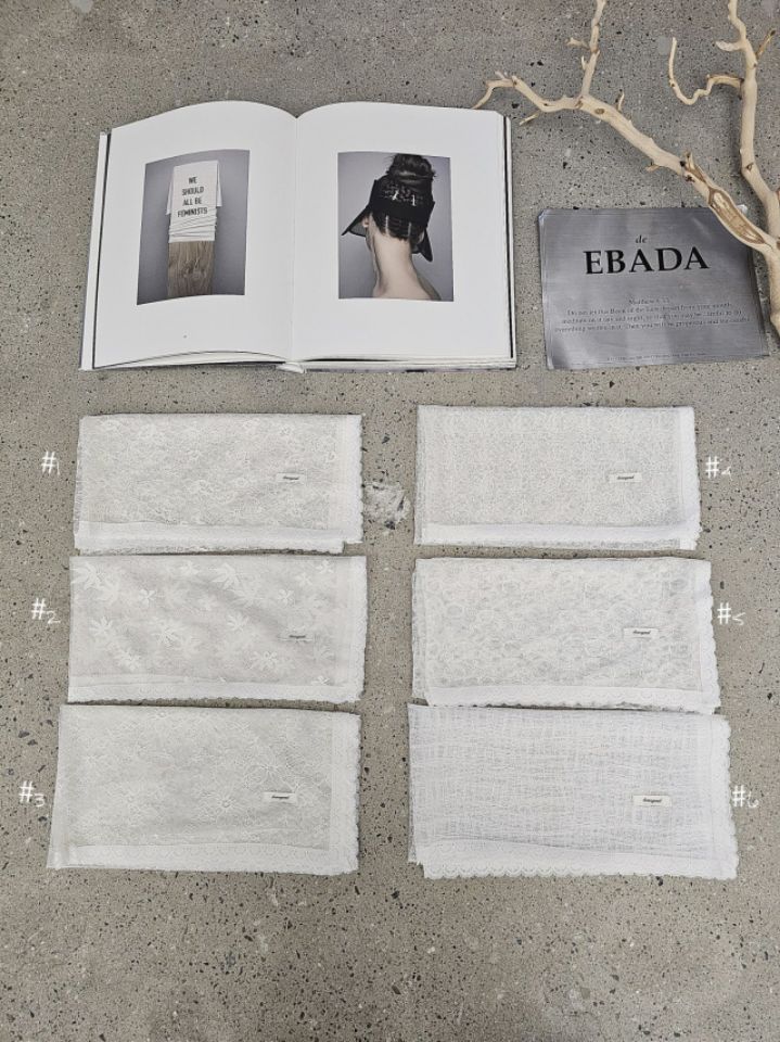 EBADA東大門直郵女士新款26春夏人氣時尚推薦圍巾披肩蕾絲EBADA圍巾/披肩