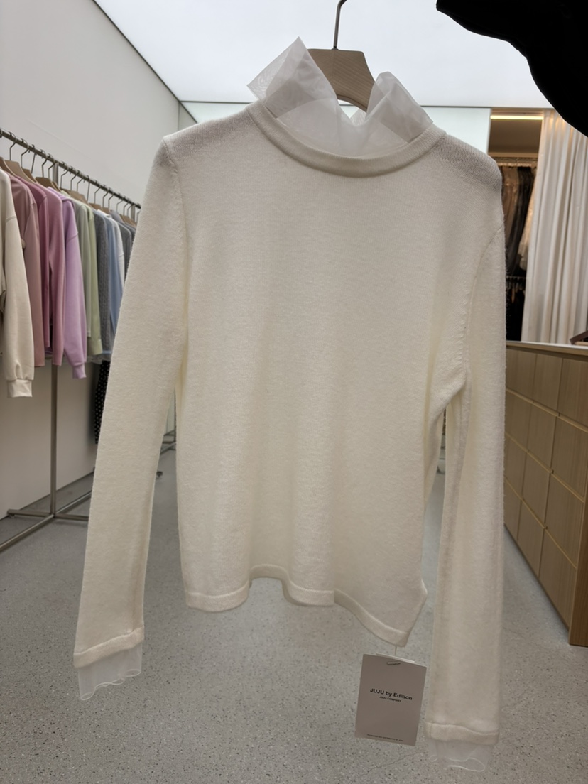 JUJU韓國代購女裝新款推薦時尚熱賣職業26春夏休閑針織衫JUJU針織衫圖色1