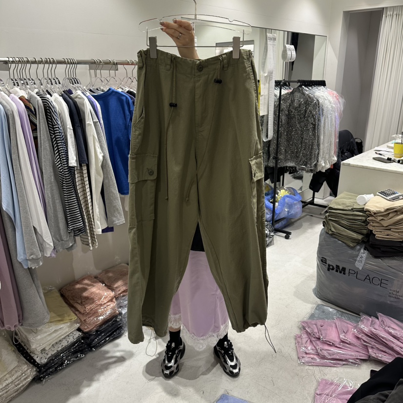 COMBO東大門代購女士新品熱賣休閑人氣真品26春夏休閑褲工裝褲COM_BO休閑褲圖色2