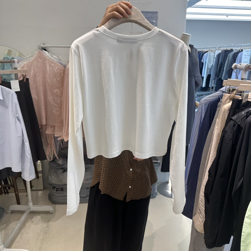 FLORAL韓國代購女士新品時尚熱賣人氣職業休閑推薦長袖T恤FLORAL長袖T恤