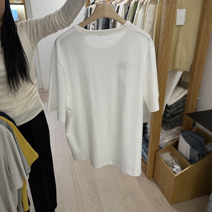 ROUNDER韓國代購女裝新品26春夏職業休閑推薦人氣T恤刺繡ROUNDERT恤