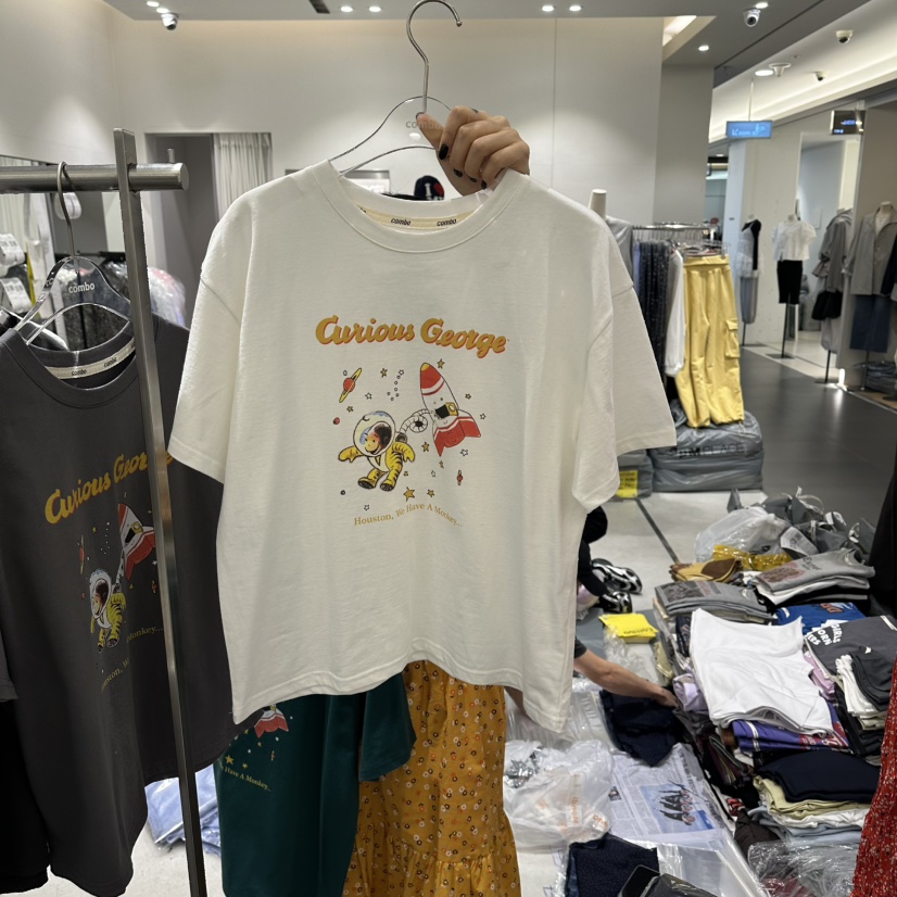 COMBO韓國直郵女裝新品真品人氣熱賣休閑職業推薦26春夏T恤COM_BOT恤圖色1