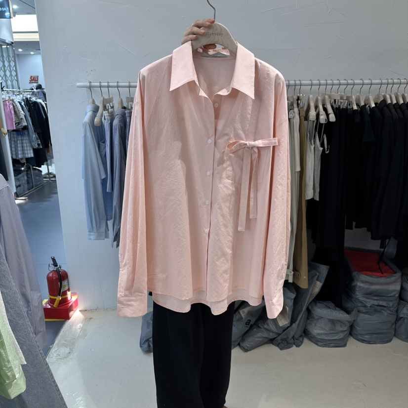 FLORAL韓國代購女裝新品推薦職業26春夏熱賣真品襯衫蕾絲衫FLORAL襯衫/蕾絲衫圖色4