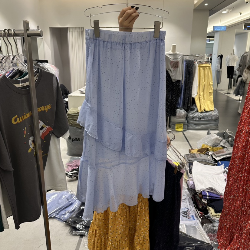 COMBO韓國代購女裝新款推薦休閑職業時尚26春夏熱賣真品長裙COM_BO長裙