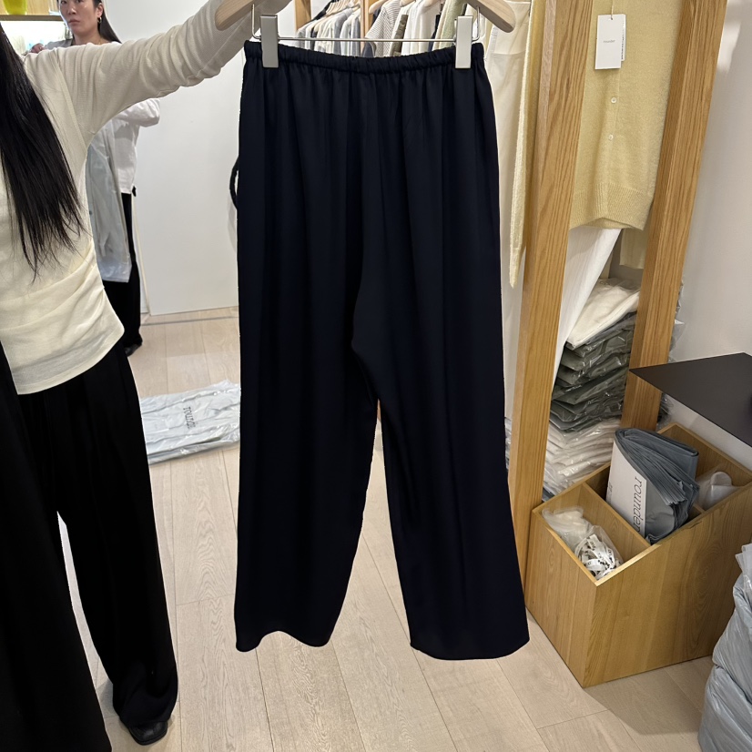 ROUNDER東大門實拍女士新品職業休閑時尚熱賣真品休閑褲緞面ROUNDER休閑褲