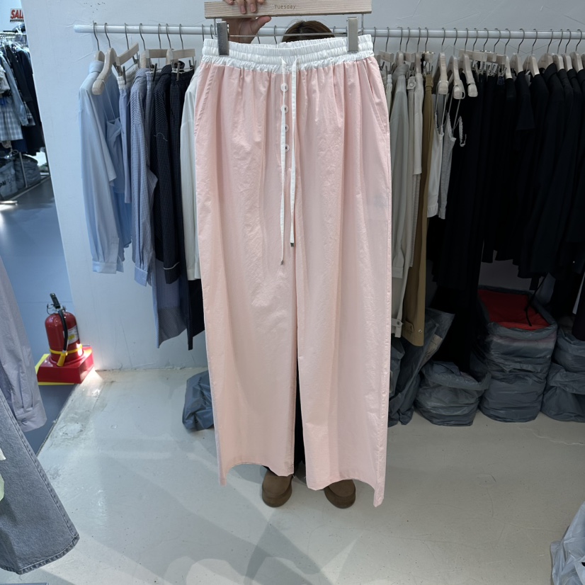 FLORAL韓國直郵女裝新品職業真品時尚熱賣人氣26春夏休閑褲FLORAL休閑褲圖色4