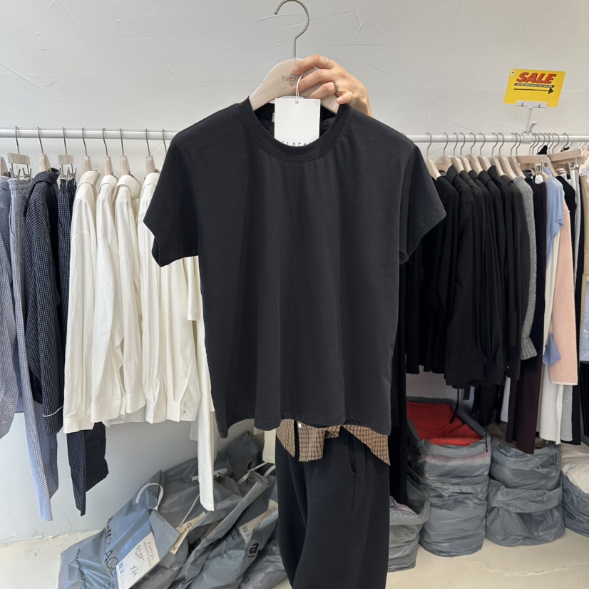 FLORAL東大門代購女士新款推薦職業熱賣26春夏人氣時尚T恤FLORALT恤圖色2