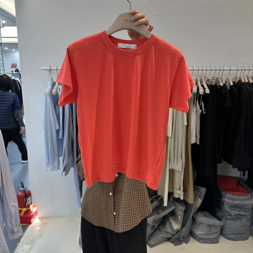 FLORAL東大門代購女士新款推薦職業熱賣26春夏人氣時尚T恤FLORALT恤圖色3