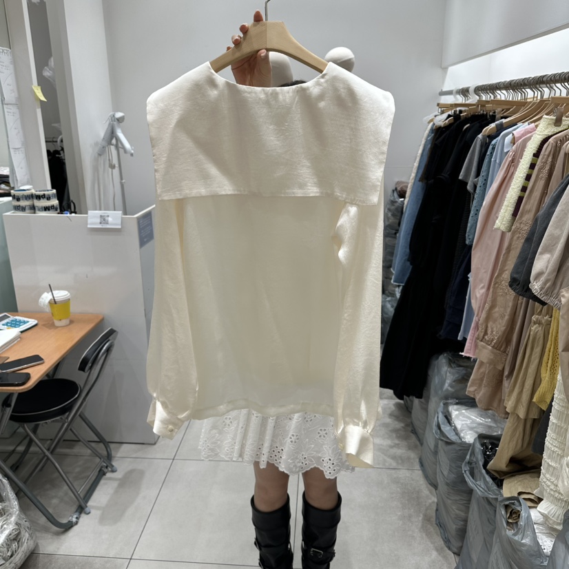 XPARTY東大門代購女士新款人氣職業熱賣真品推薦襯衫蕾絲衫XPARTY襯衫/蕾絲衫