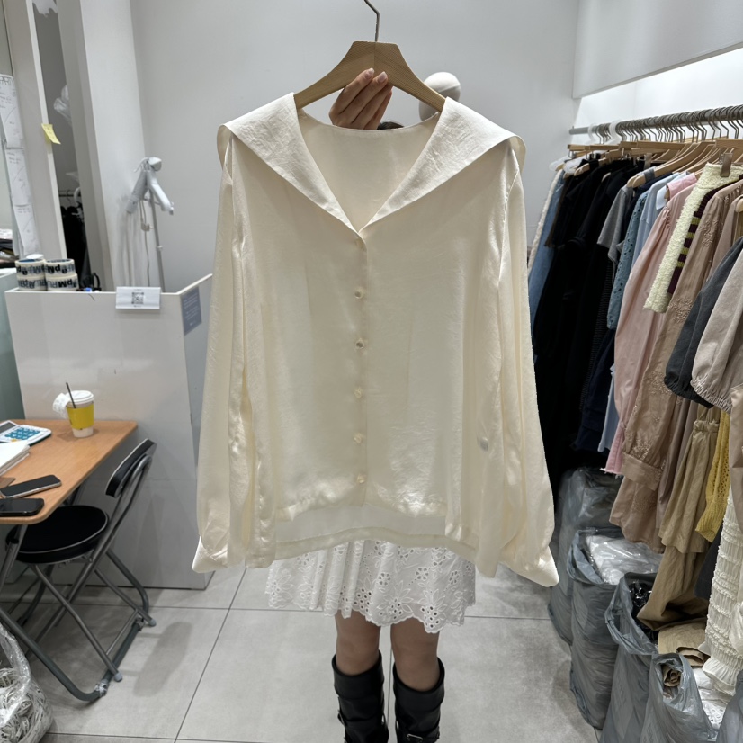 XPARTY東大門代購女士新款人氣職業熱賣真品推薦襯衫蕾絲衫XPARTY襯衫/蕾絲衫圖色1