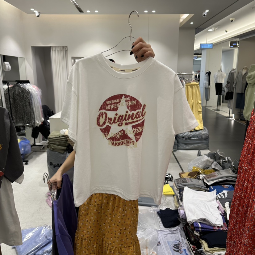 COMBO東大門實拍女裝新款職業人氣推薦休閑26春夏熱賣T恤COM_BOT恤圖色1