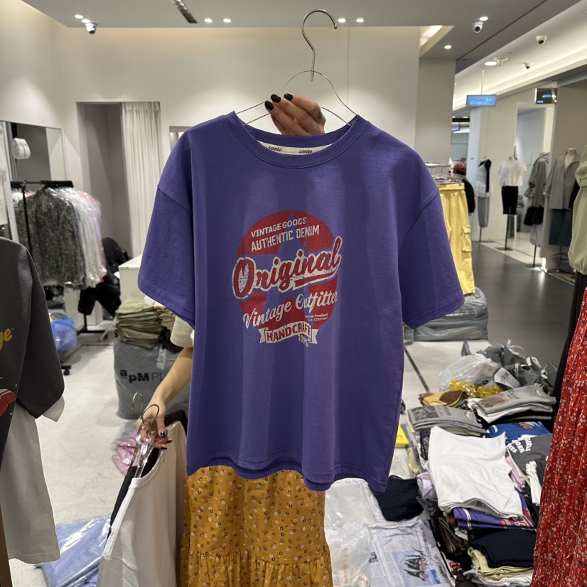 COMBO東大門實拍女裝新款職業人氣推薦休閑26春夏熱賣T恤COM_BOT恤圖色3