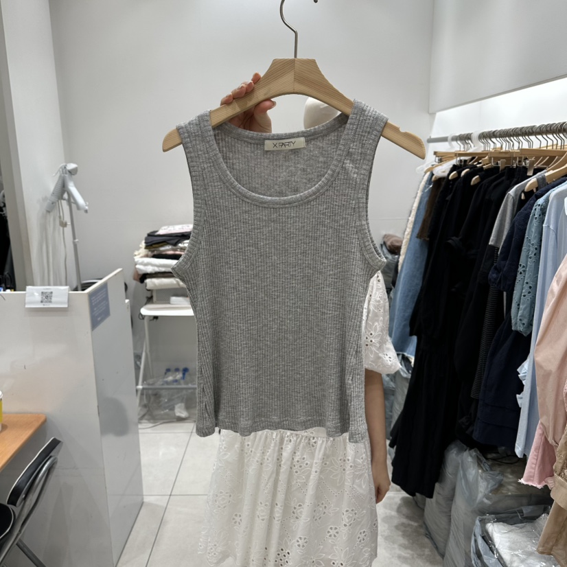 XPARTY東大門實拍女裝新品推薦時尚真品休閑26春夏吊帶背心XPARTY吊帶/背心圖色4