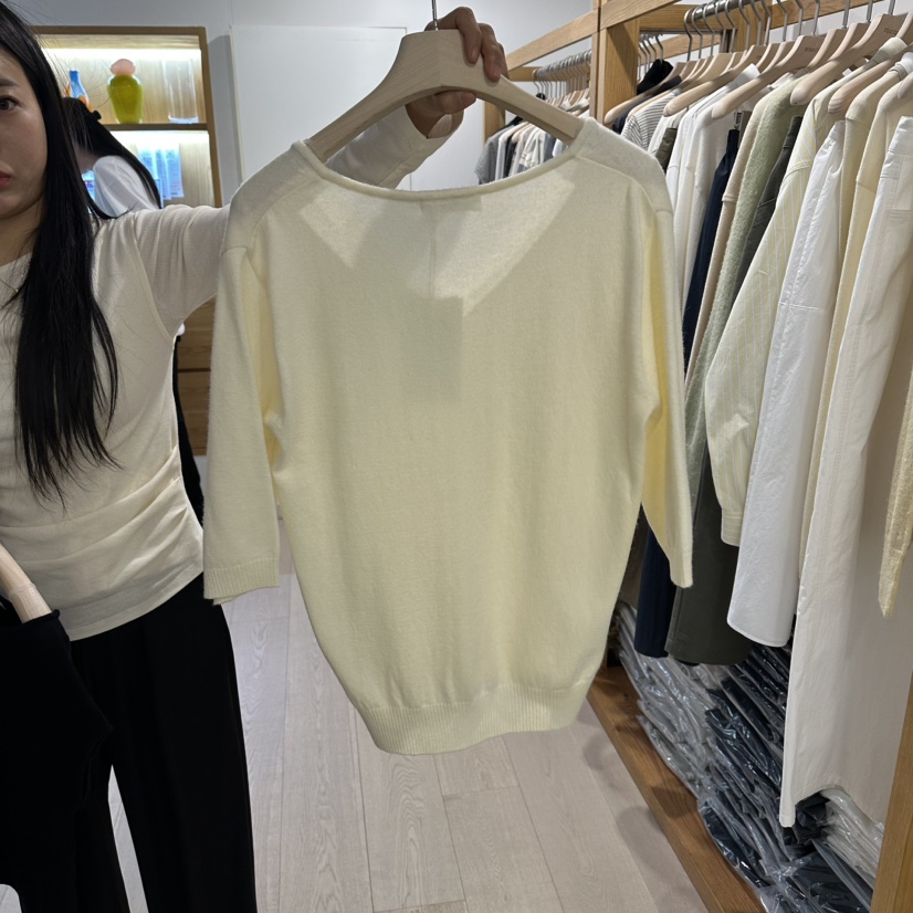 ROUNDER東大門代購女士新款26春夏職業時尚真品針織衫V領ROUNDER針織衫