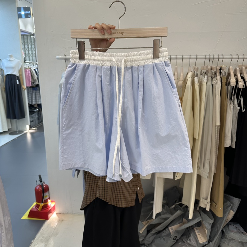 FLORAL東大門代購女裝新品熱賣26春夏職業時尚休閑真品短褲FLORAL短褲圖色3